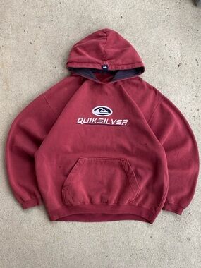 90s Vintage Surfwear Quiksilver Worn-In Hoodie